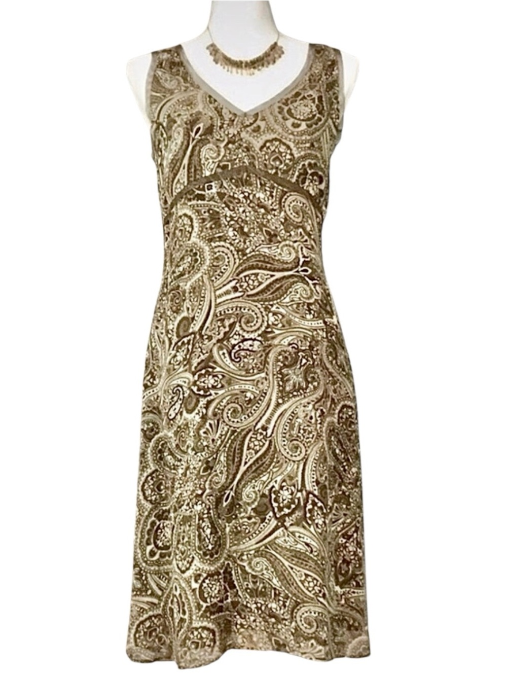 Vintage Y2K Old Navy Sleeveless V-Neck Dress - Picture 2 of 9